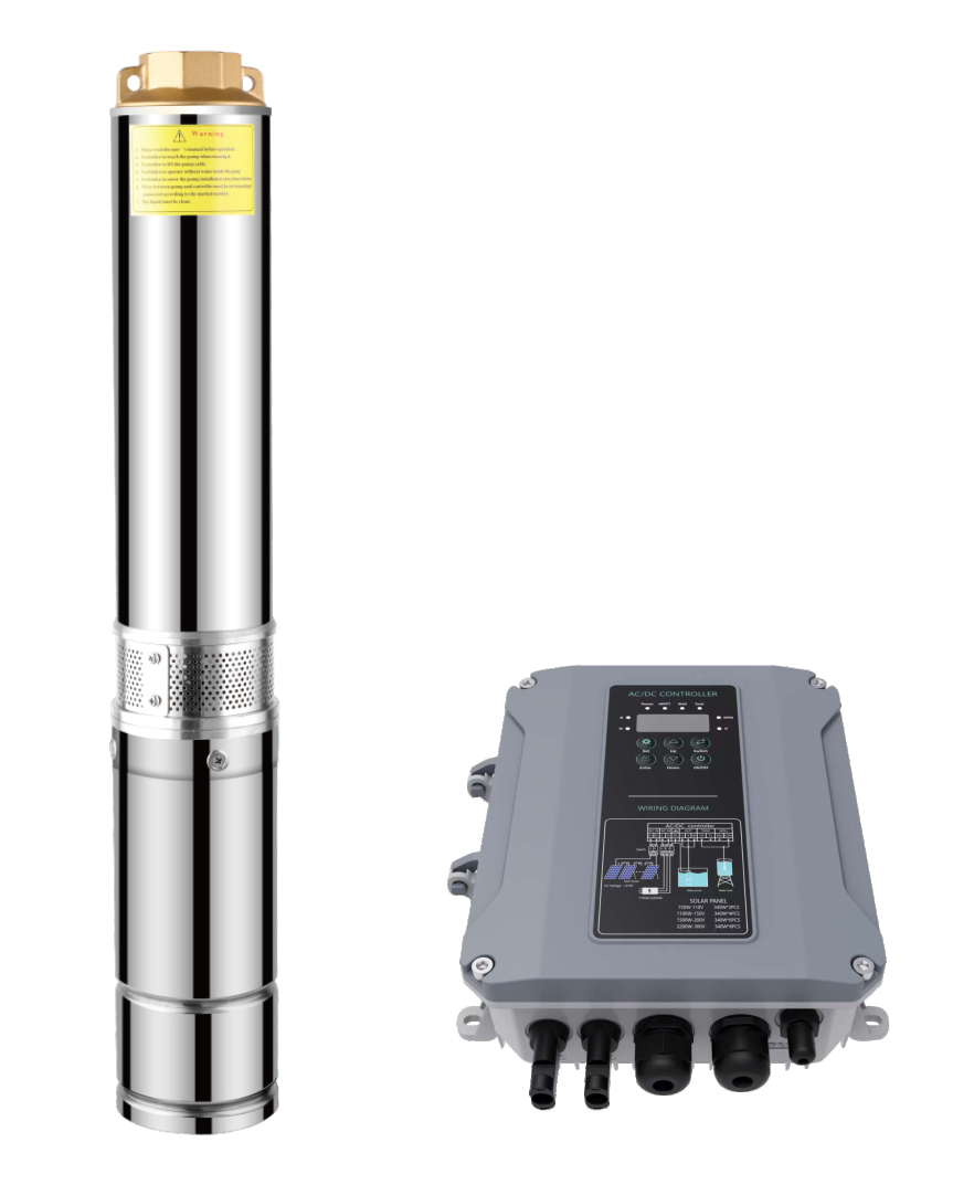 3 Inch AC or DC Switching Solar Deep Well Pump
